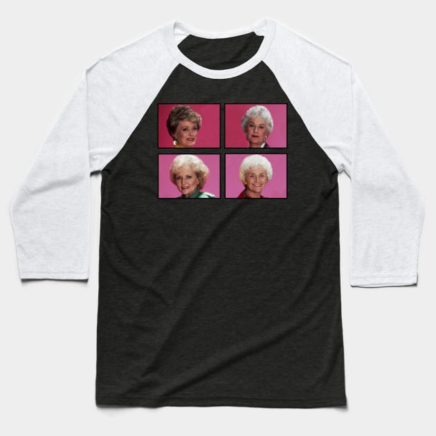 The Golden Girls Baseball T-Shirt by valentinahramov